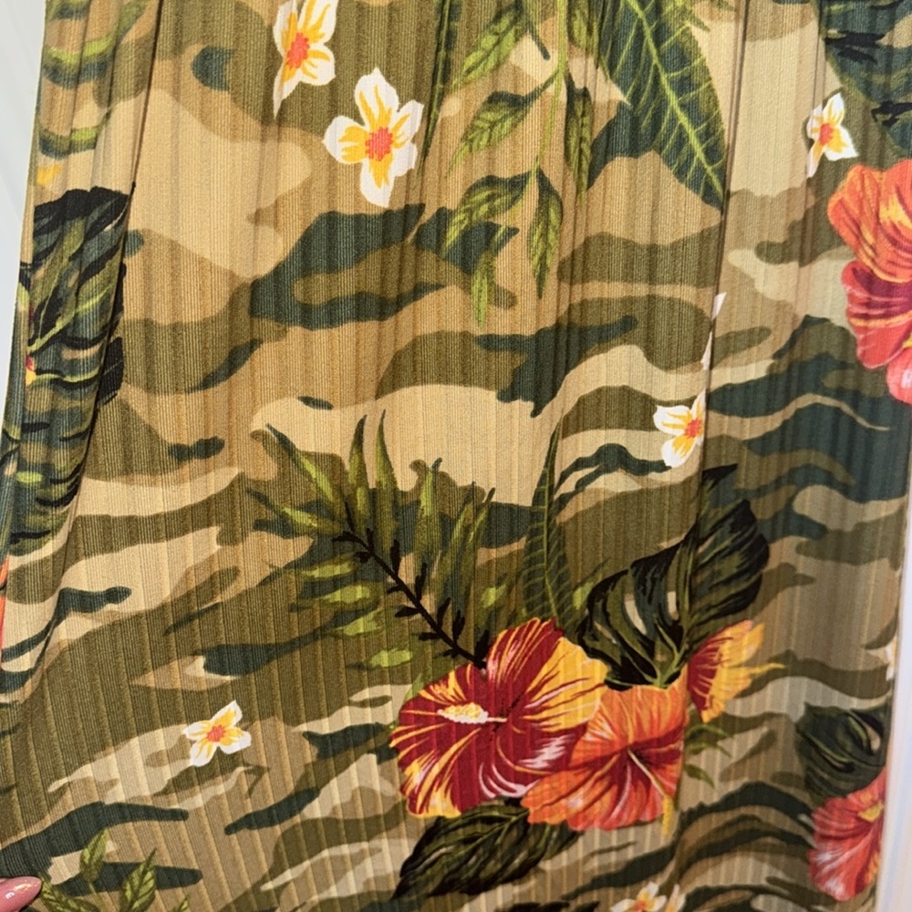 LOVE- Tropical Print Maxi Dress – Size Large - Picture 6 of 11